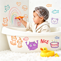 Thumbnail for DoodleBath – Fargerikt og lekent – sett med 6 badekritt