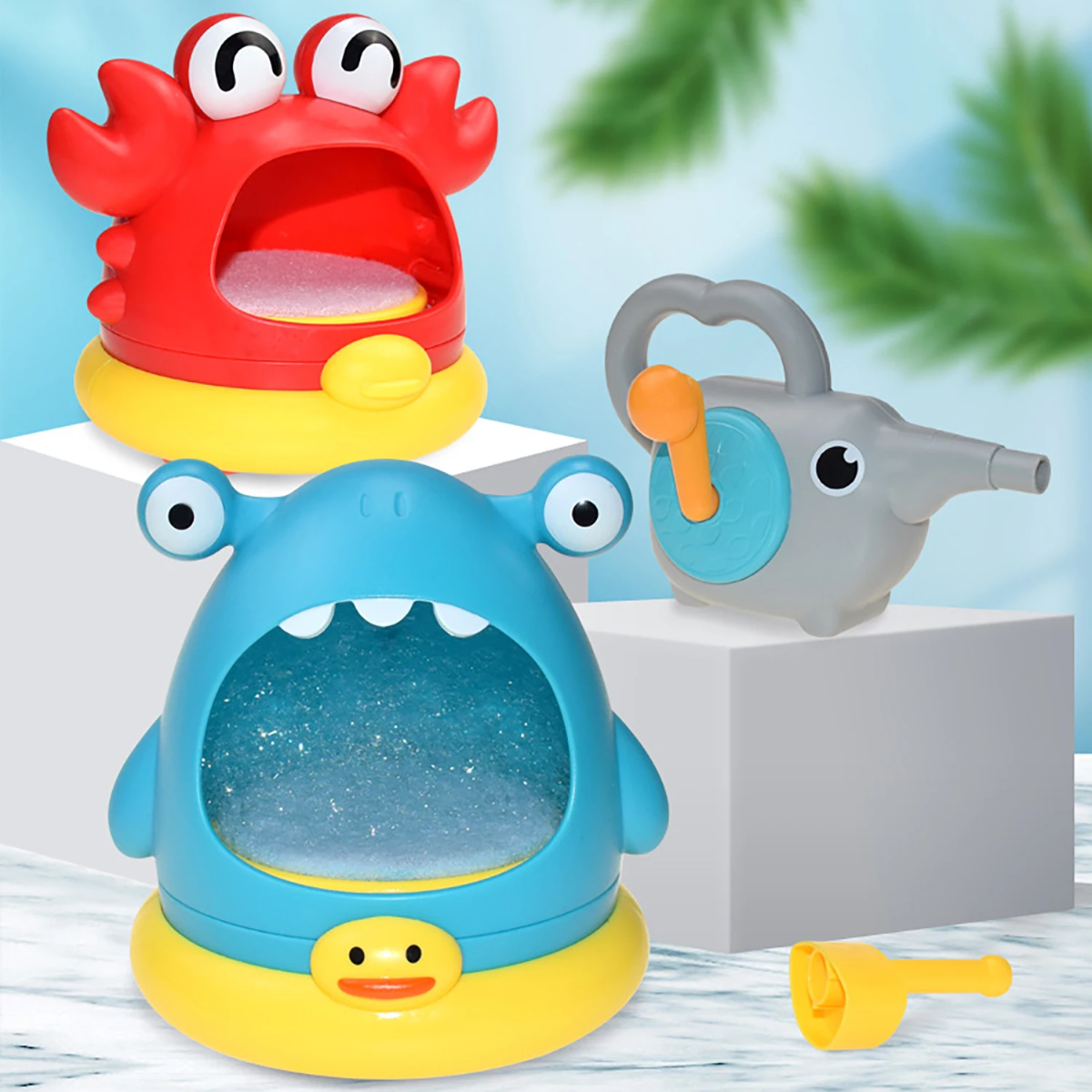 BubblePlay – Lærerikt og morsomt – Krabbe-boble-badeleke