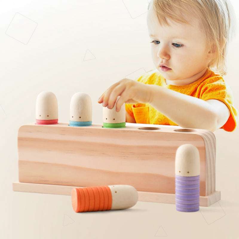 Color Spring – Lek og utvikling – Sensoriske babyleker i tre