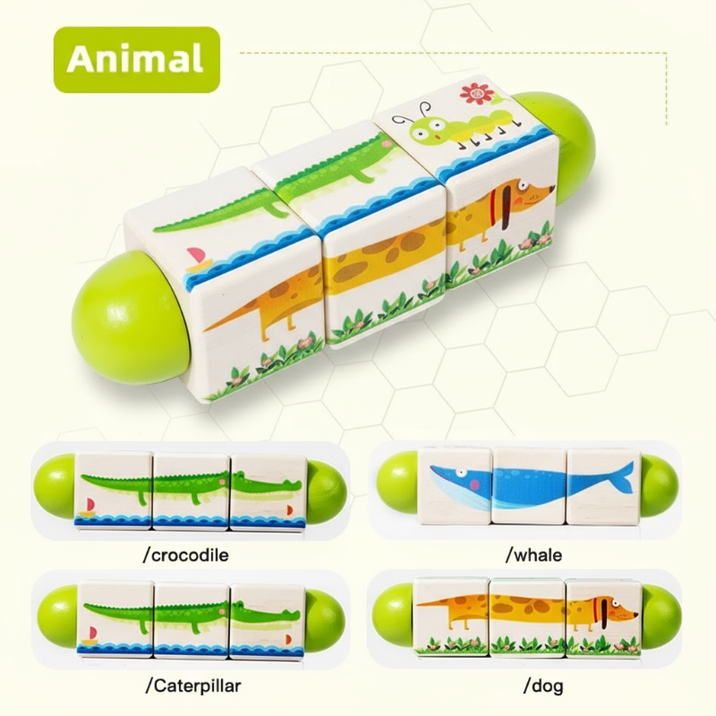 WoodiTurn – Lærerikt og morsomt – Roterende puslespill