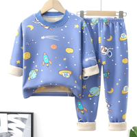 Thumbnail for Mini Fashion - Joggedress med kule motiv - Ekstra varm pysj