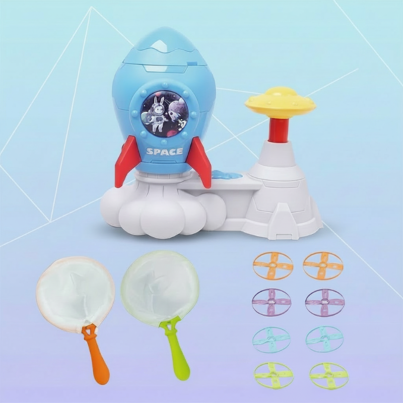 Butterfly Rocket Launcher Game – Aktiv & Lekende – Flygende disk-rakett