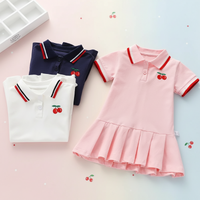 Thumbnail for PetitJoy – Komfortabel og stilig – Polokjole med kirsebærmønster