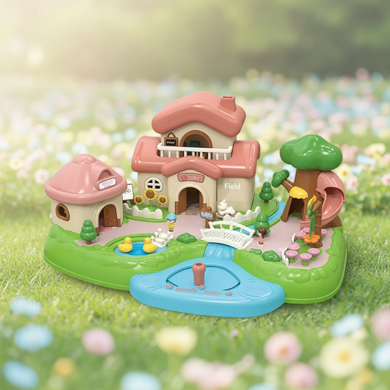 Magnetic Princess Castle – Kreativt og magisk – magnetisk dukkehus-lekesett