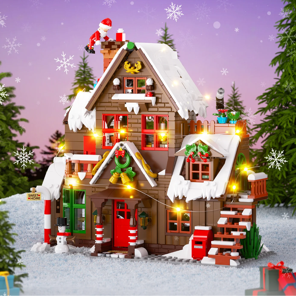 ChristmasHome – Festlig og kreativt – Byggesett til julehus