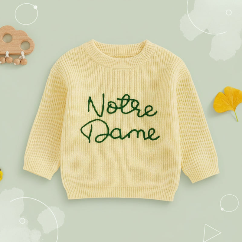 WarmWeave – Komfortabel og lekende – «Notre Dame»-genser