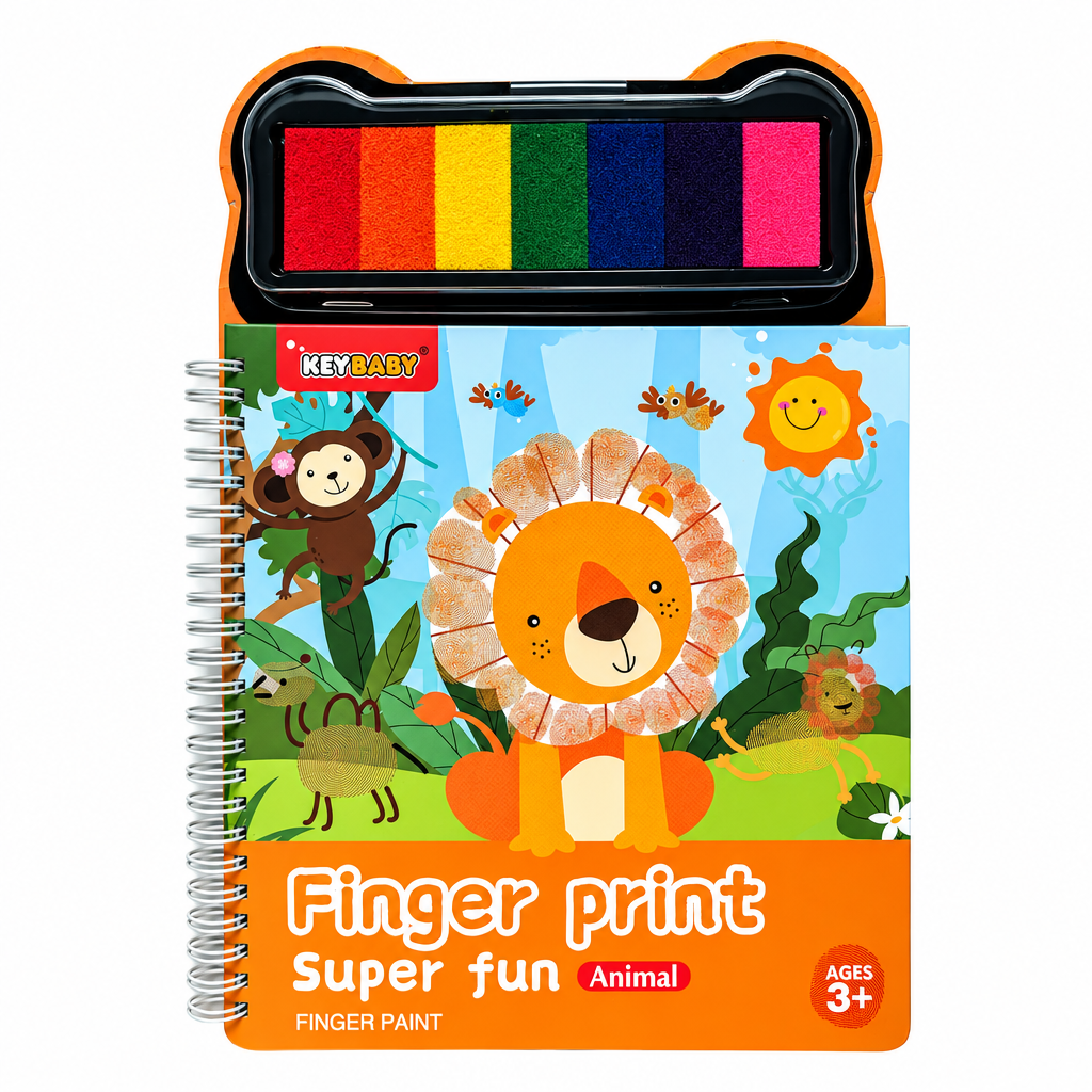 FingerArt – Kreativt og fargerikt – Fingerfargebok for barn