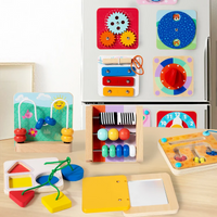 Thumbnail for TinySkills – Kreativt og lærerikt – Montessori magnetisk aktivitetsbrett