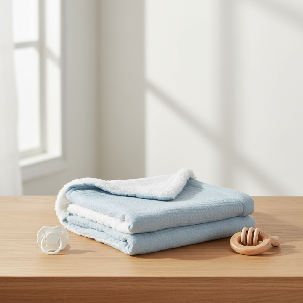 SnuggleBear – Premium tykk og myk babyteppe