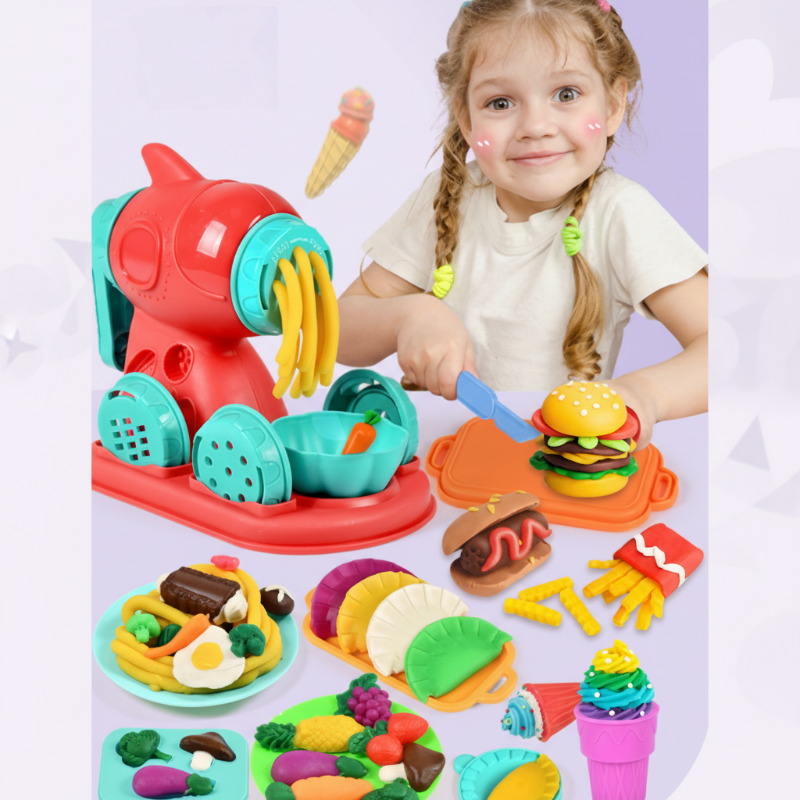 PlayDough Fun – Lekent og kreativt – DIY lekesett med leire