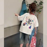 Thumbnail for LittleVibe – Lek og kreativitet – Oversized T-skjorte med fargerik illustrasjon