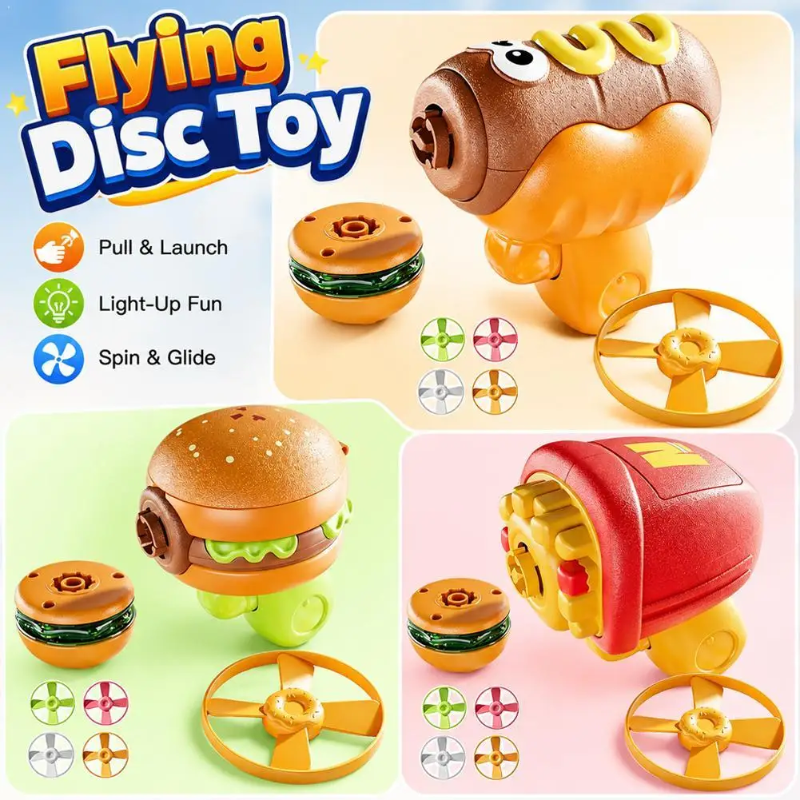 Flying Disk Toy – Kreativt og aktivt – Gyro Gun