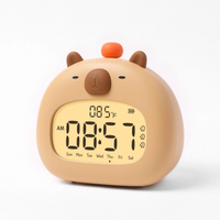Thumbnail for CappyClock – Søt og multifunksjonell – digital vekkerklokke for barn med nattlampe