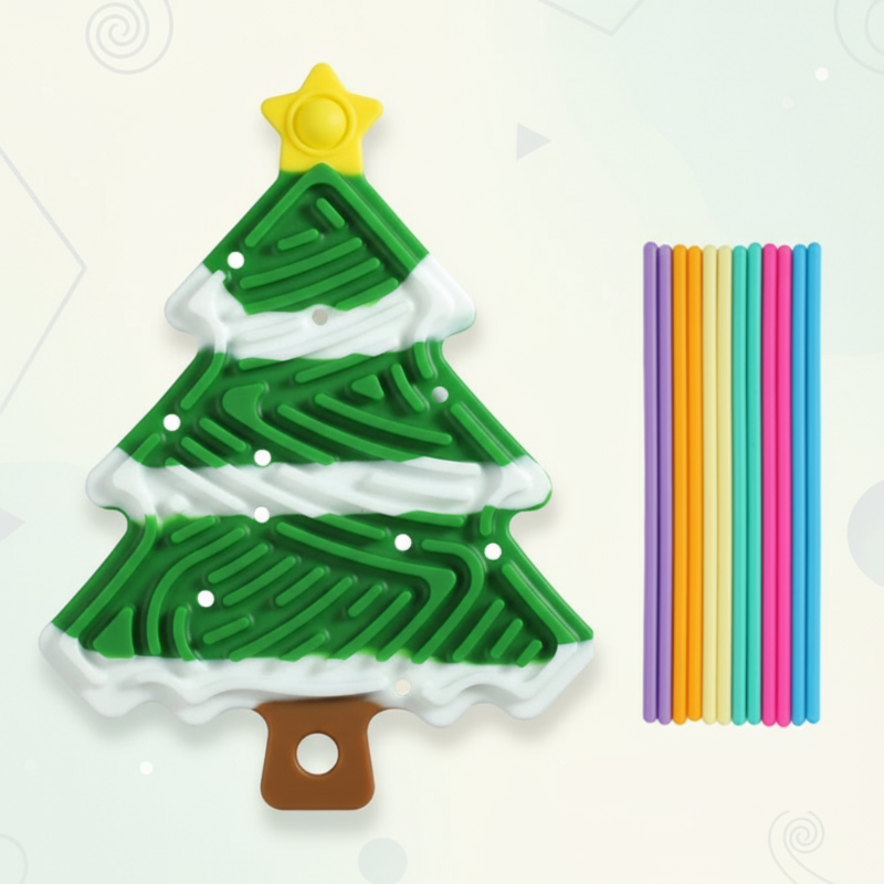 FidgetFrost – Lekent og mykt – Silikon Busy Board