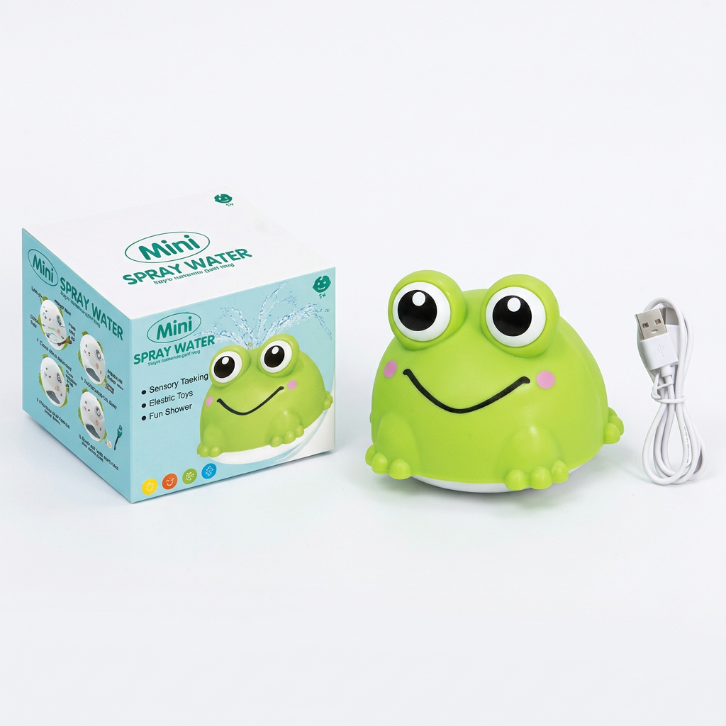 FrogSplash – Munter og interaktiv – Automatisk vannfontene