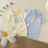 Thumbnail for KiddoStyle – Søt og myk – Jumpsuit for barn med slips og lapp