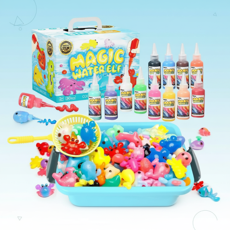 Magic Gel Water Beads – Kreativt & sanselig – Lekesett for å forme vann