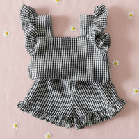 Thumbnail for Girls Ruffle Tee – Luftig og søtt – barnesett