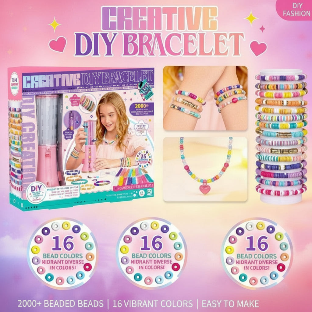 BeadMaster – Kreativt og lærerikt – Sett for å lage armbånd selv