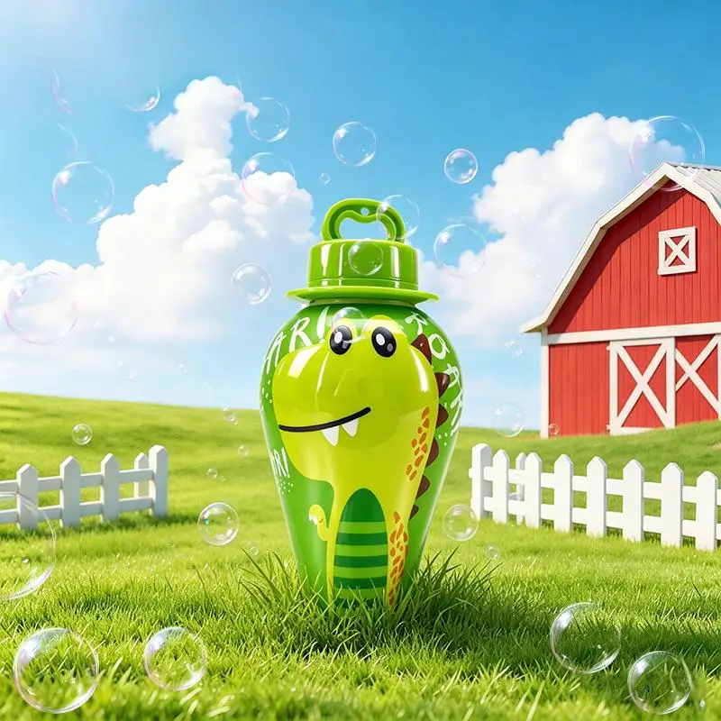 BubblePals – Munter & leken – Mini-bobleblåser med dyremotiv som hindrer søl
