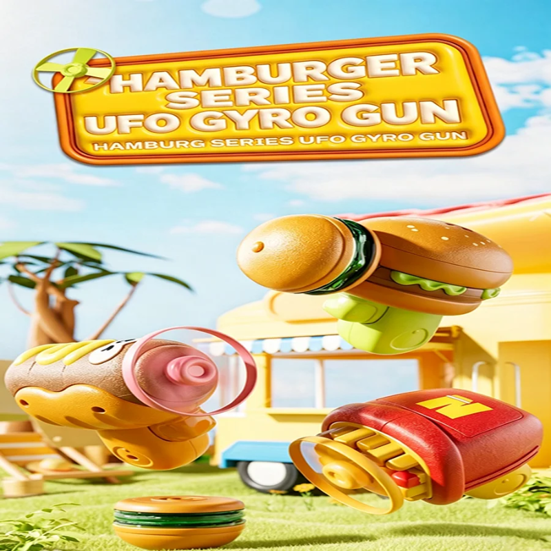 Flying Disk Toy – Kreativt og aktivt – Gyro Gun