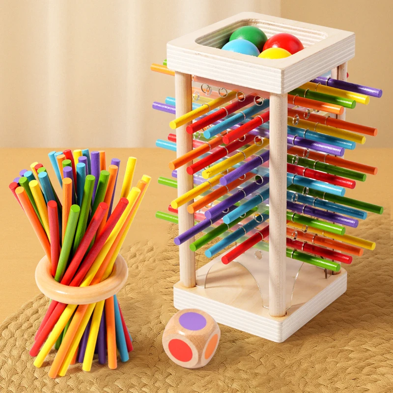 Wooden Stick Battle Game – Tenkning & Interaktivt – Strategisk brettspill