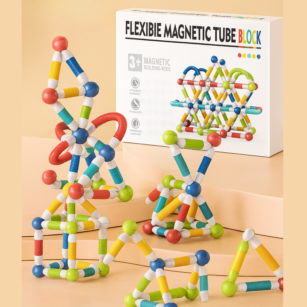 Magnetic Sticks - Endeløs bygging – fleksible magnetiske pinner