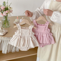 Thumbnail for TinyBloom – Søt og myk – kjole med volanger til babyer og småbarn