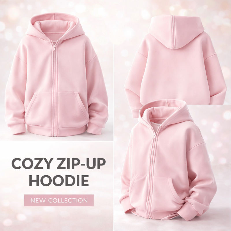 YoungStyle – Trendy og praktisk – Hettegenser for barn