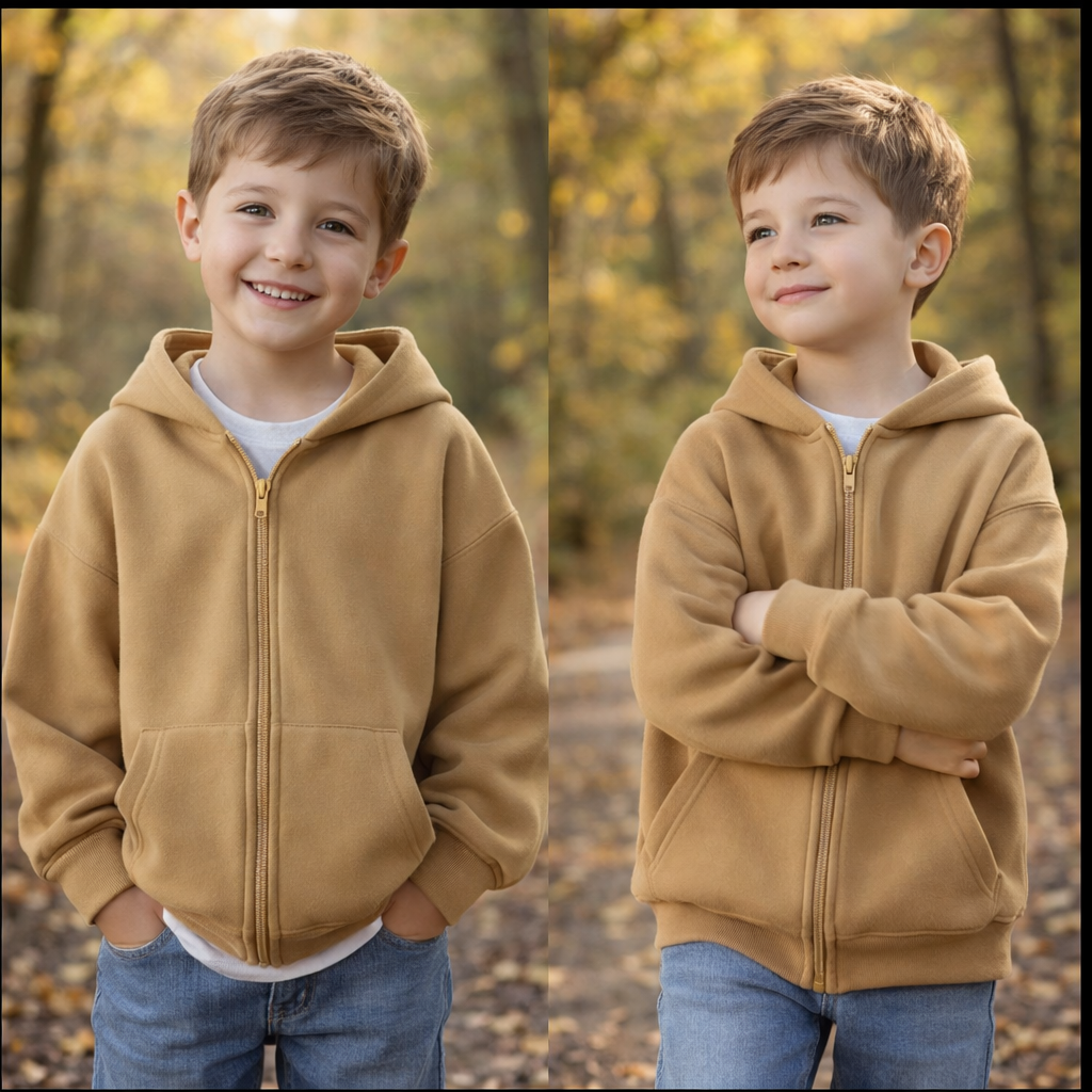 YoungStyle – Trendy og praktisk – Hettegenser for barn