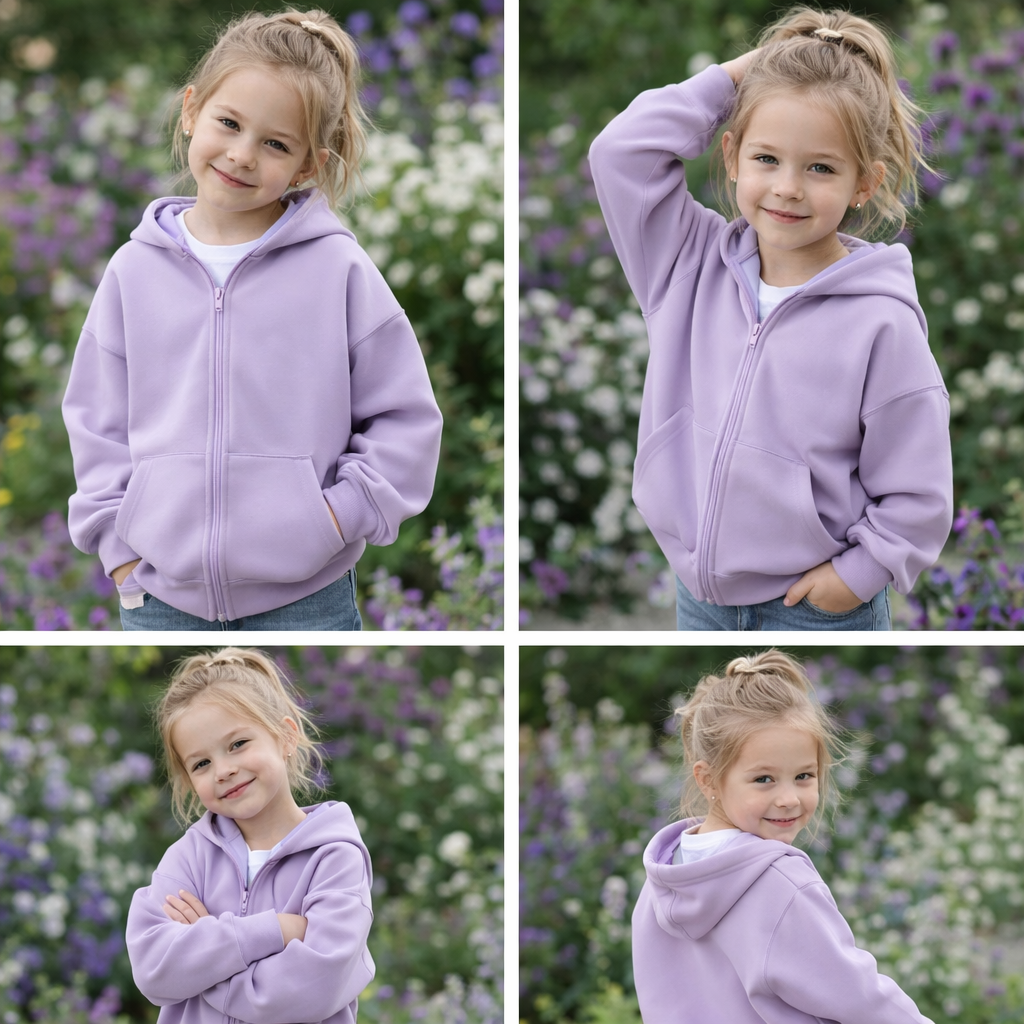 YoungStyle – Trendy og praktisk – Hettegenser for barn