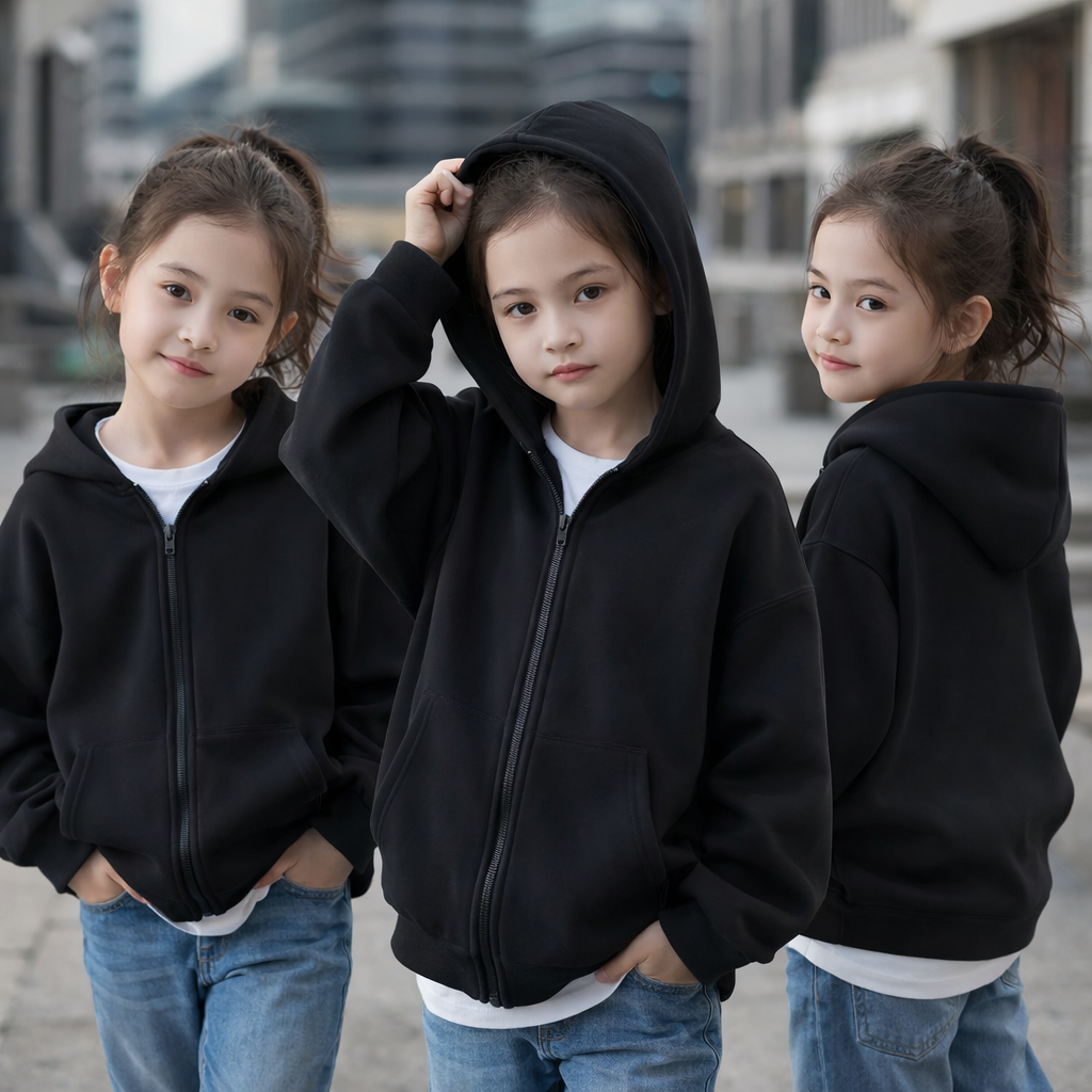 YoungStyle – Trendy og praktisk – Hettegenser for barn