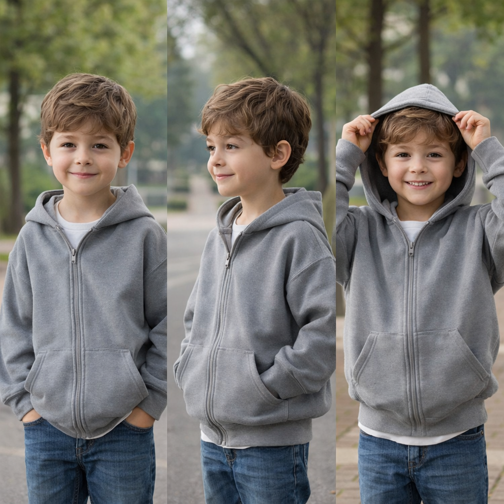 YoungStyle – Trendy og praktisk – Hettegenser for barn