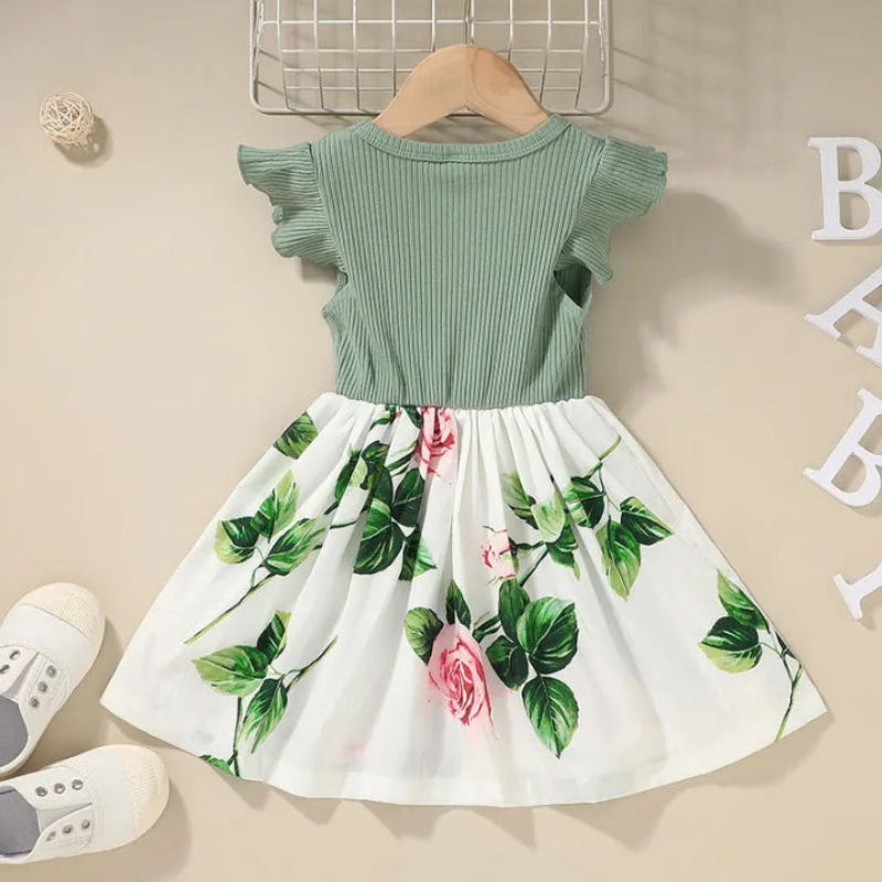 Garden Dress – Sommer & Frisk – Blomsterkjole for jenter