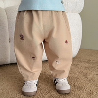 Thumbnail for LittlePatch – Myke og behagelige – barnebukser med broderte detaljer