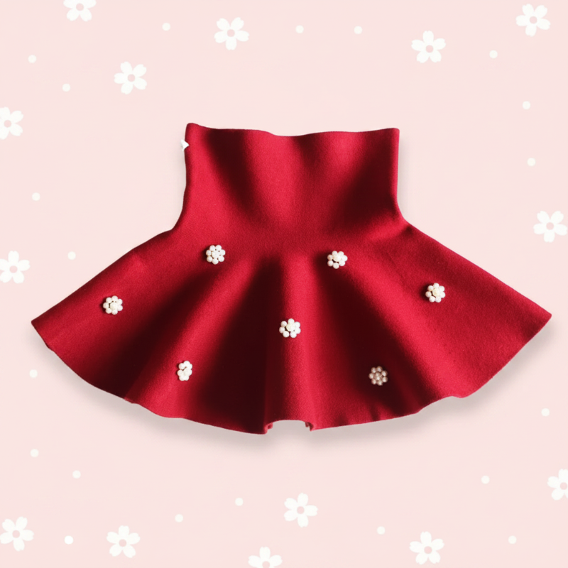 Girls Knitted Skirt – Komfort og stil – Barne skjørt