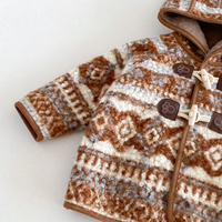 Thumbnail for LittleWarm – Koselig og stilig – Vinterjakke med Fair Isle-mønster