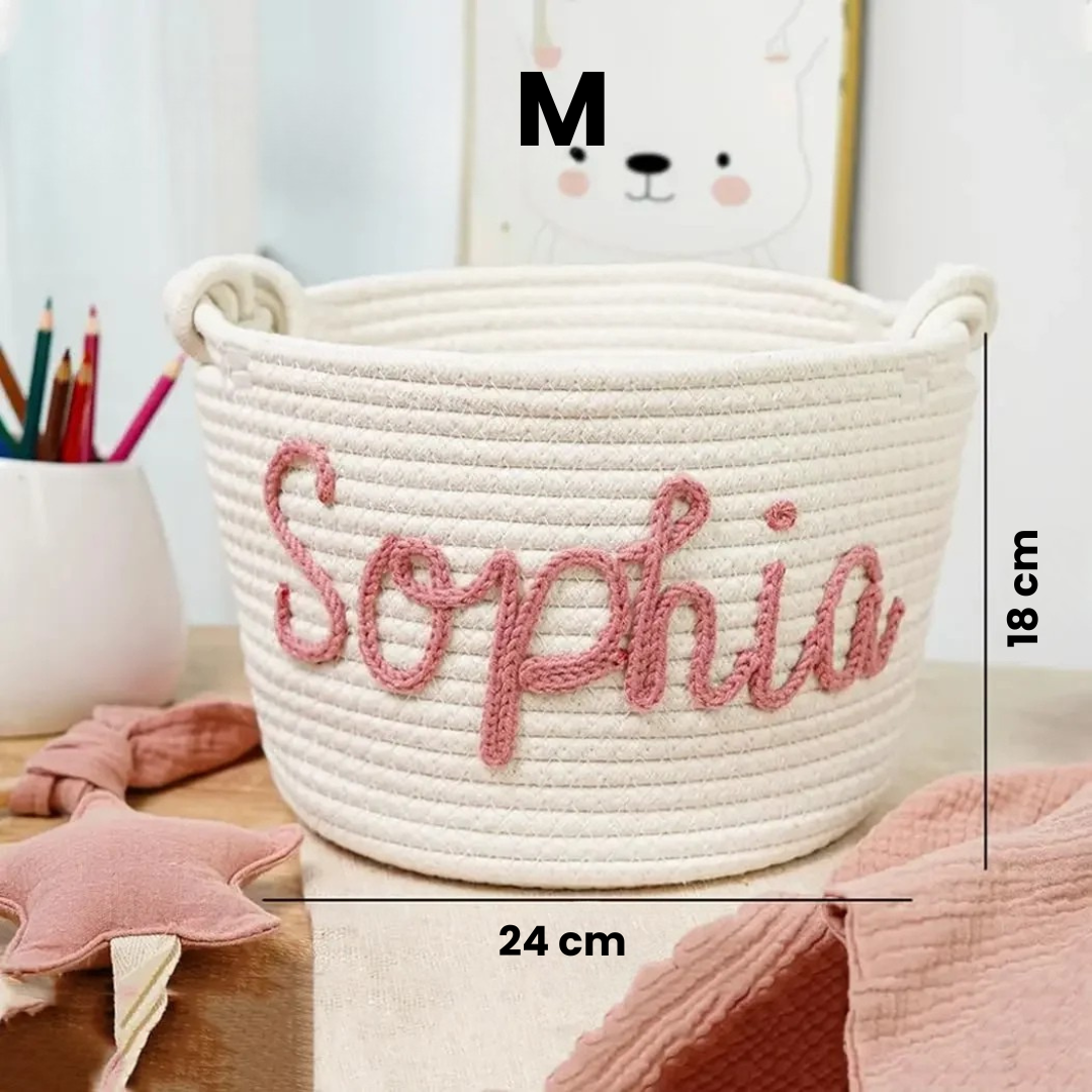 CuddleBasket – Søt og personlig – Personlig bleiekurv