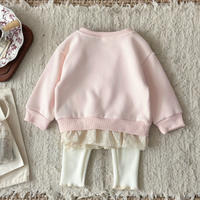 Thumbnail for LittleAngel – Mykt og stilig – Babysett med genser og bukser med elastikk