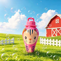 Thumbnail for BubblePals – Munter & leken – Mini-bobleblåser med dyremotiv som hindrer søl
