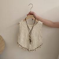 Thumbnail for TinyTrends – Boho Chic & Søt – Heklet topp med rutete skjørt