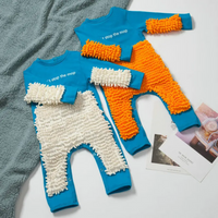 Thumbnail for TinyCleaner – Myk og praktisk – babyjumpsuit til å krype og leke i