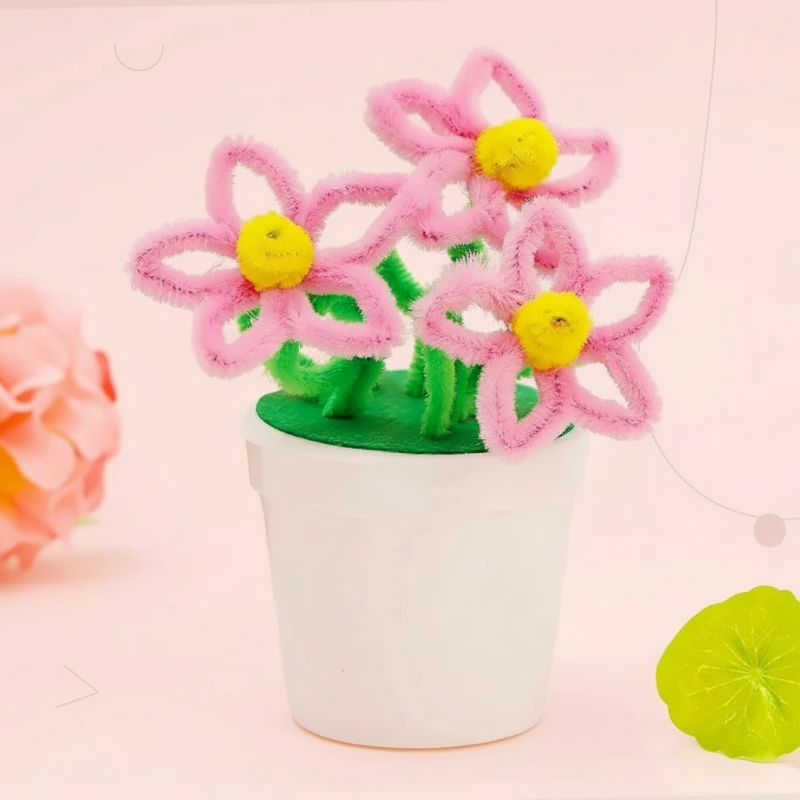 CraftBloom – Fargerikt og kreativt – DIY blomsterpotte-håndverkssett