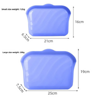 Thumbnail for MealSaver – Praktisk og gjenbrukbar – Oppbevaringspose i silikon til mat