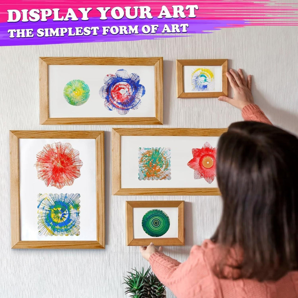 SpinArt – Kreativt og lærerikt – DIY-malingsspinnemaskin