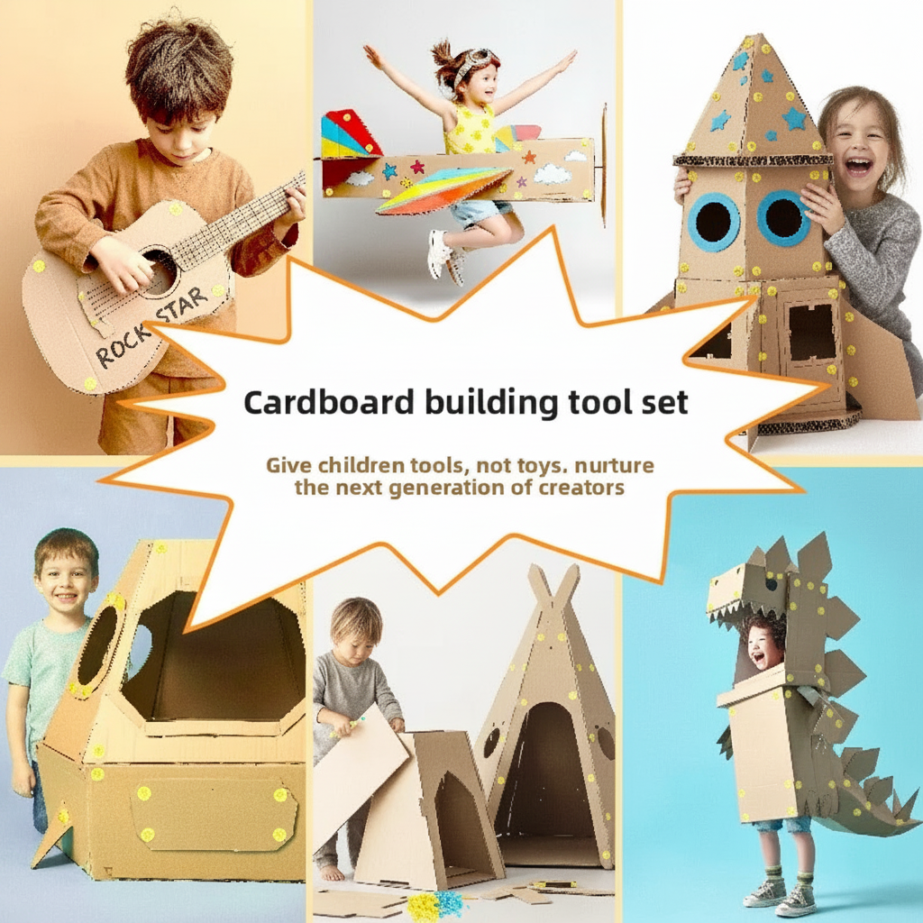 CardboardMaster – Lekent og utviklende – Bastelbyggesett for papp