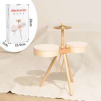 Thumbnail for Kids Wooden Drum Toy – Musikk & Kreativitet – Trommesett