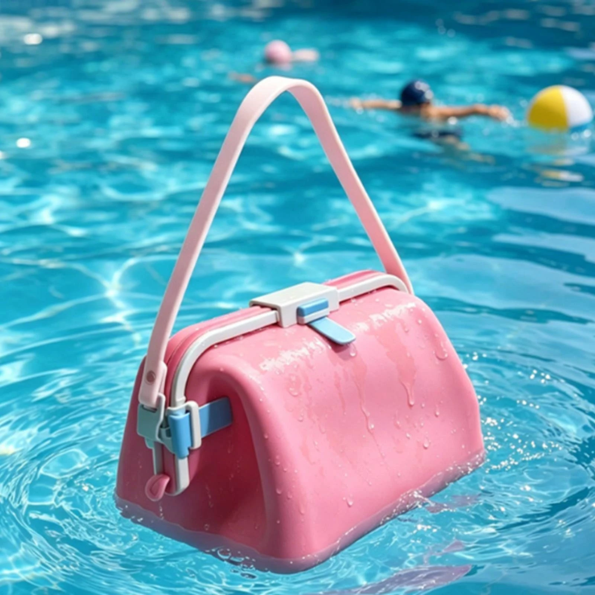 SeaBag – Vannmoro & Praktisk – Stor, vanntett skulderveske i silikon