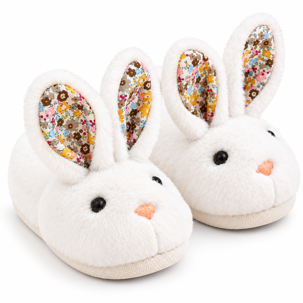 BunnyToes – Myke og varme – Plysj-kaninsko