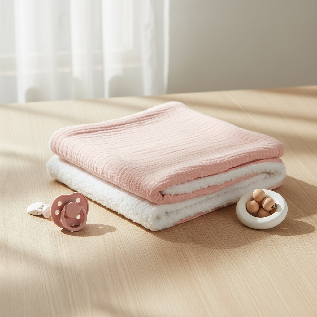 SnuggleBear – Premium tykk og myk babyteppe